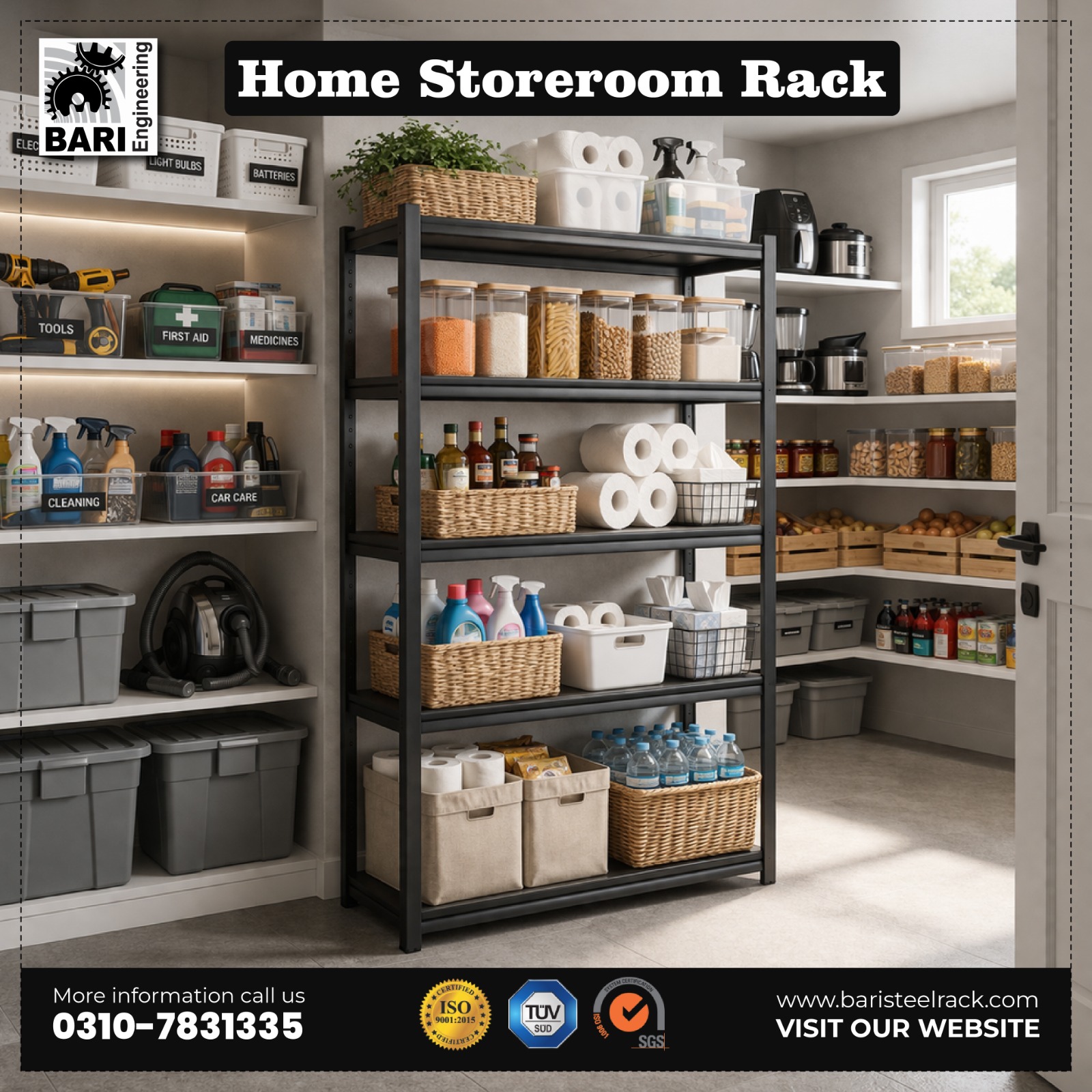 Home Storeroom Rack | Bari Engineering Pakistan