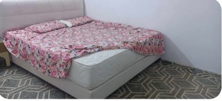 SAR 500,  Ikea Queen Size Bed Along With Matrress photo 1