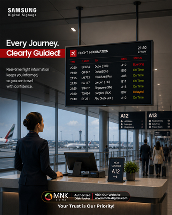 PKR 247,  Flight Information Display Screen (FIDS)-MNK Digital