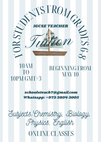TUITION FOR IGCSEs photo 1