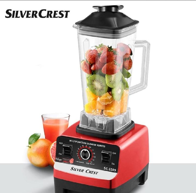 2L BPA Free Multifunctional Blender Set Red Black photo 2
