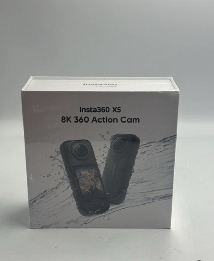 New Sealed INSTA360 X5 8K 360° Action Camera with All accessories