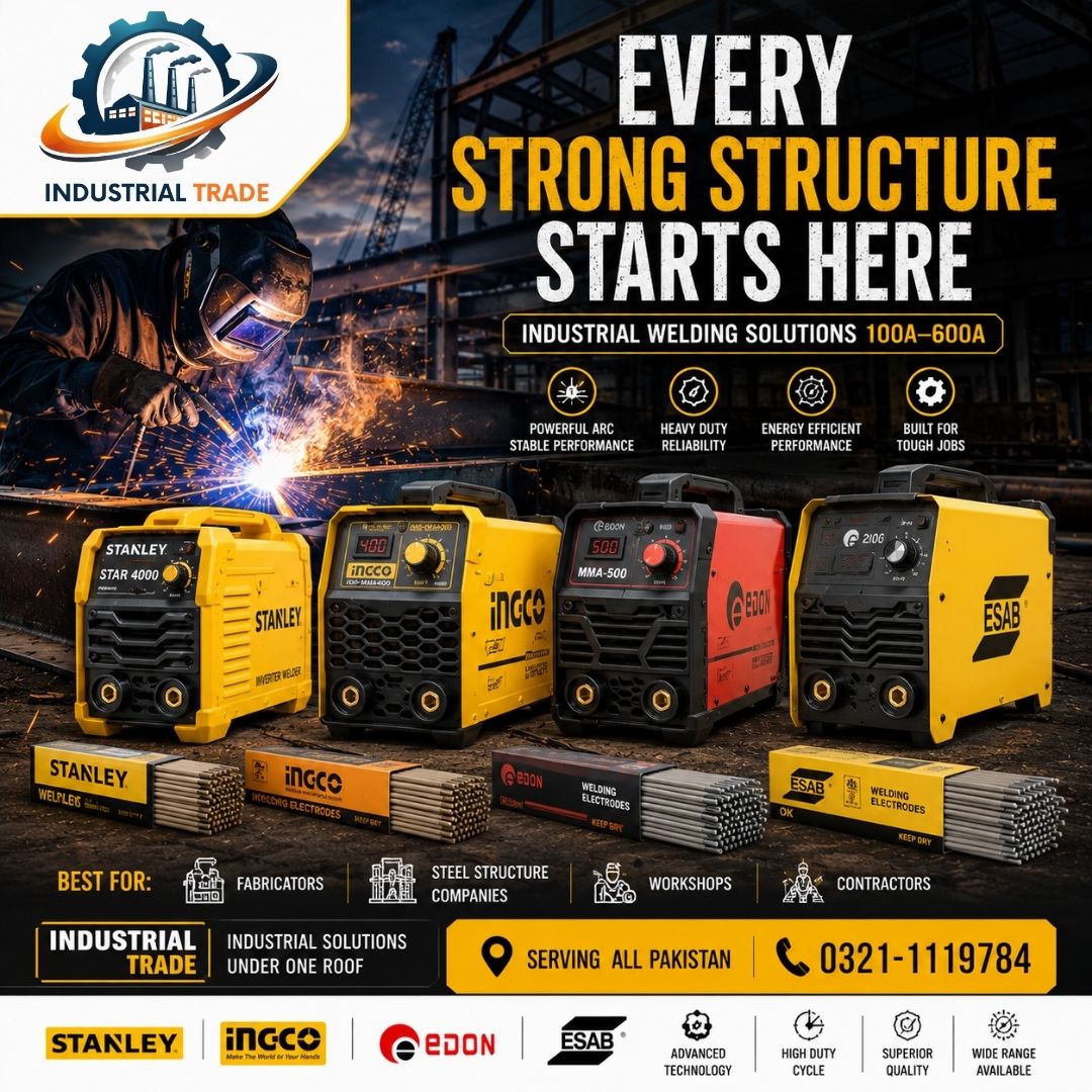 Welding Machine & Welding Rod Price in Pakistan | INGCO, Stanley, EDON