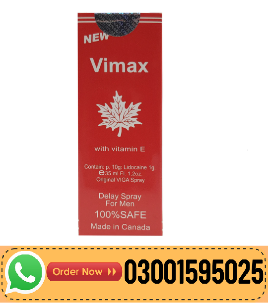 Vimax with Vitamin E Delay Spray for Men 45 ML In Pakistan-03001595025 photo 1