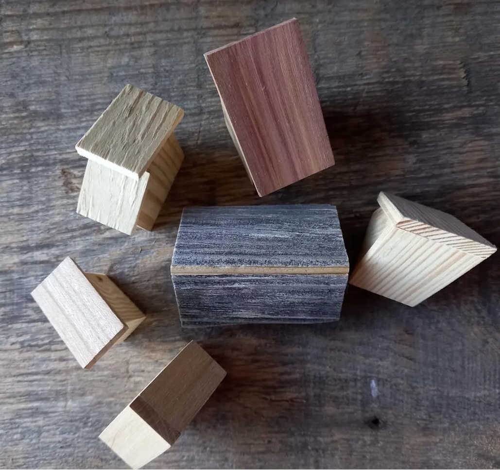 Set Of 6 Wooden House Shapes Unfinished Wood Houses For Painting Diy Craft Supplies%2C Kids Toys Home D Cor photo 3