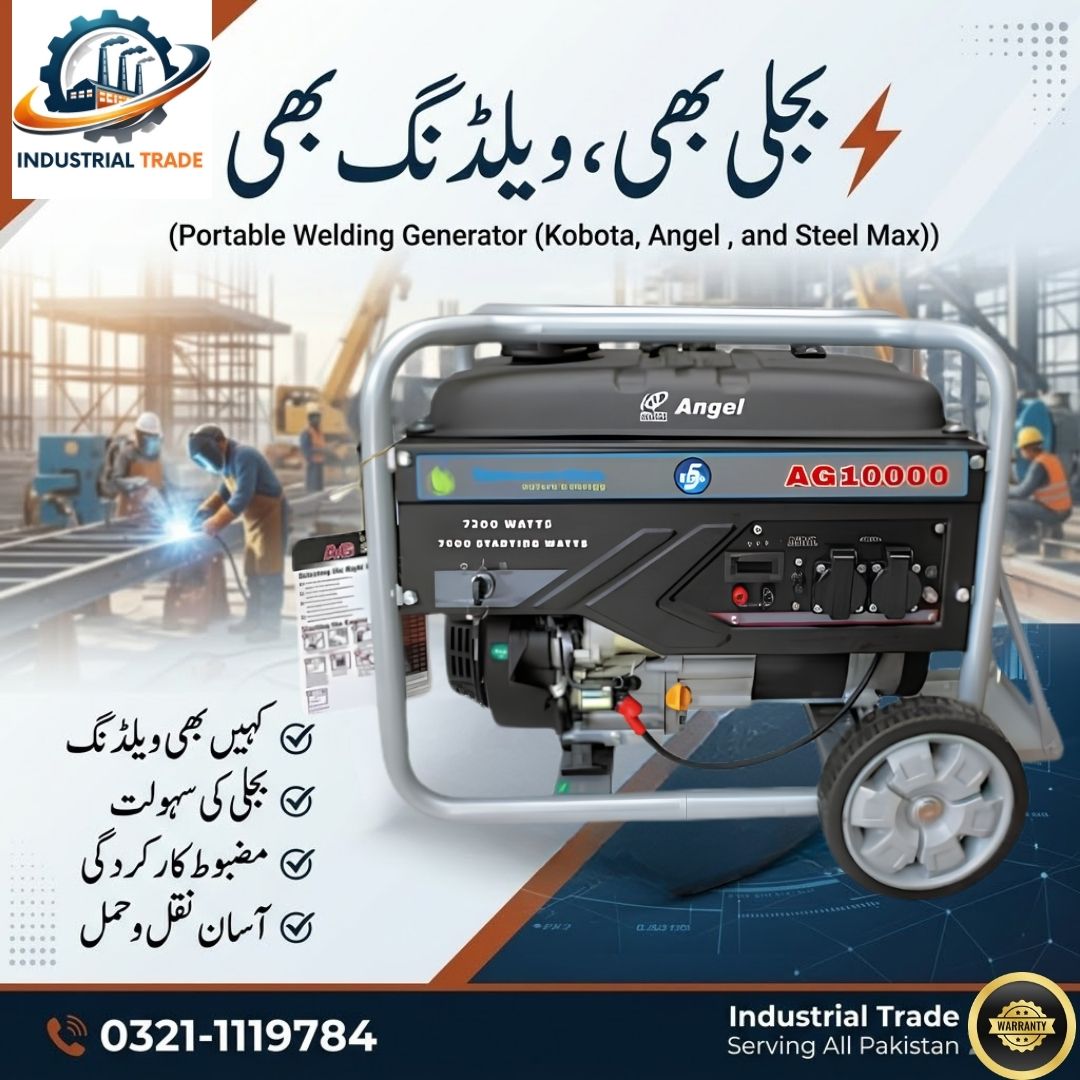 Brand ANGEL Model AG 1200, China 3.5kW genset, Welder Genset min 80A