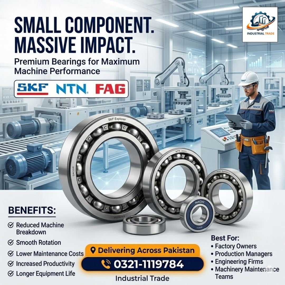 SKF, NTN, FAG & NACHI Ball Bearings for sale in Pakistan photo 2