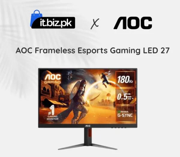 AOC FRAMELESS LED IN PAKISTAN photo 1