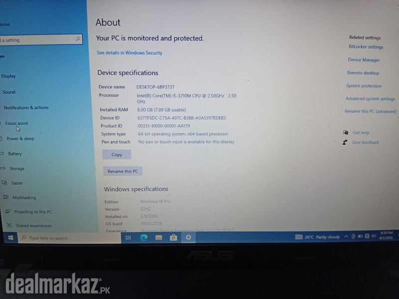 Asus Laptop, Core i5 3rd Generation photo 3