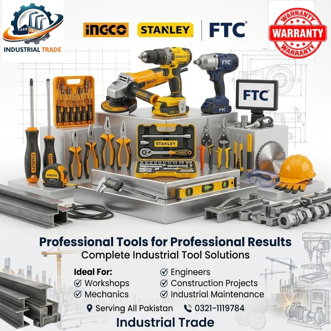 Industrial Trade supplies a complete range of Industrial Tools