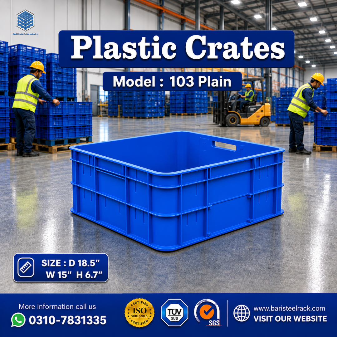 Plastc Crates 103 Plain  Bari Engineering Pakistan