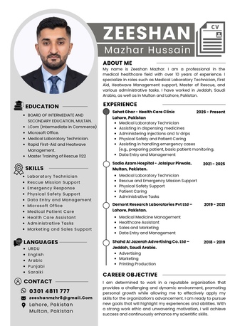 I Am Looking For A Job As A Medical Laboratory Technician In The Healthcare Field photo 1