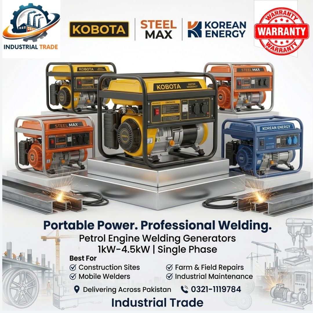 Brand KOBOTA China 4.2kW genset, Welder Genset min 80A to max 140A