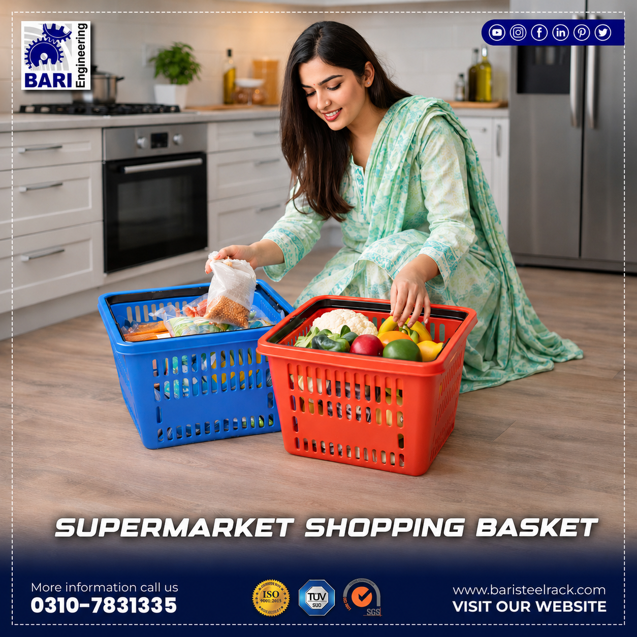Supermarket Shopping Basket | Bari Engineerig Pakistan photo 1