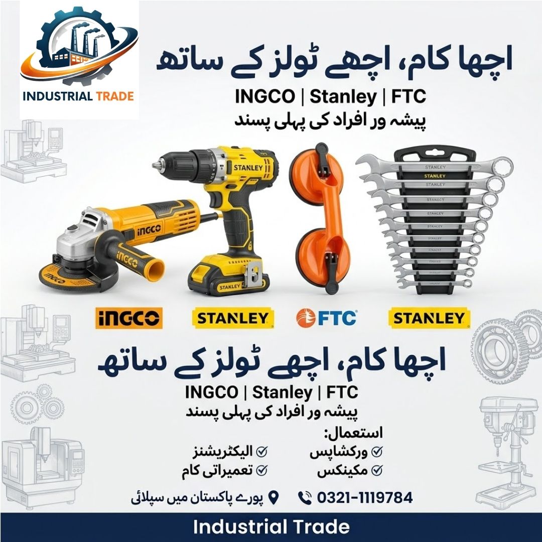 INGCO, Stanley & FTC tools for sale in Pakistan