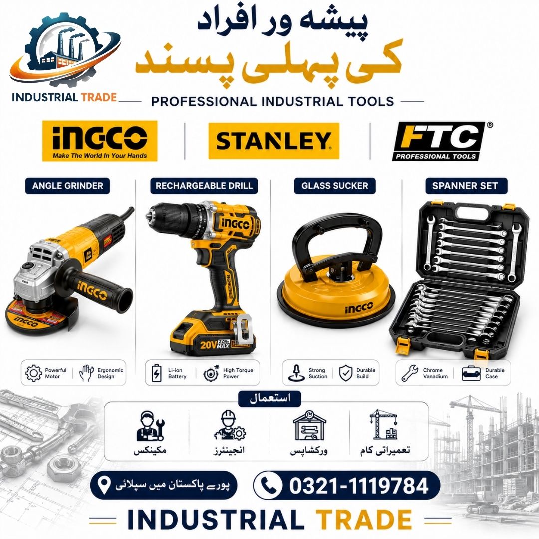 Tools for workshops, construction sites, maintenance teams, and engine