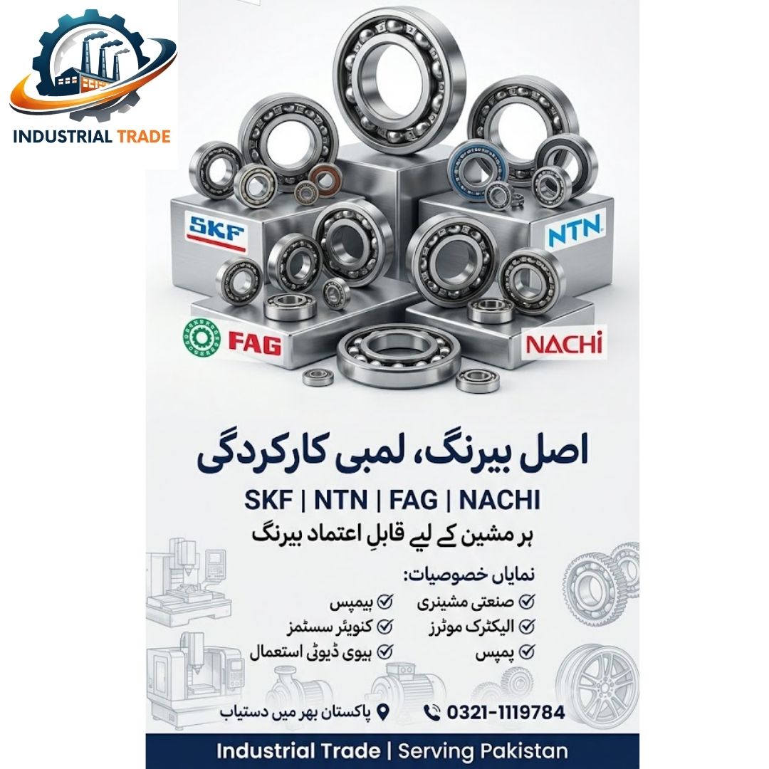Industrial Trade supplies genuine SKF, NTN, FAG, and NACHI Ball Bearin