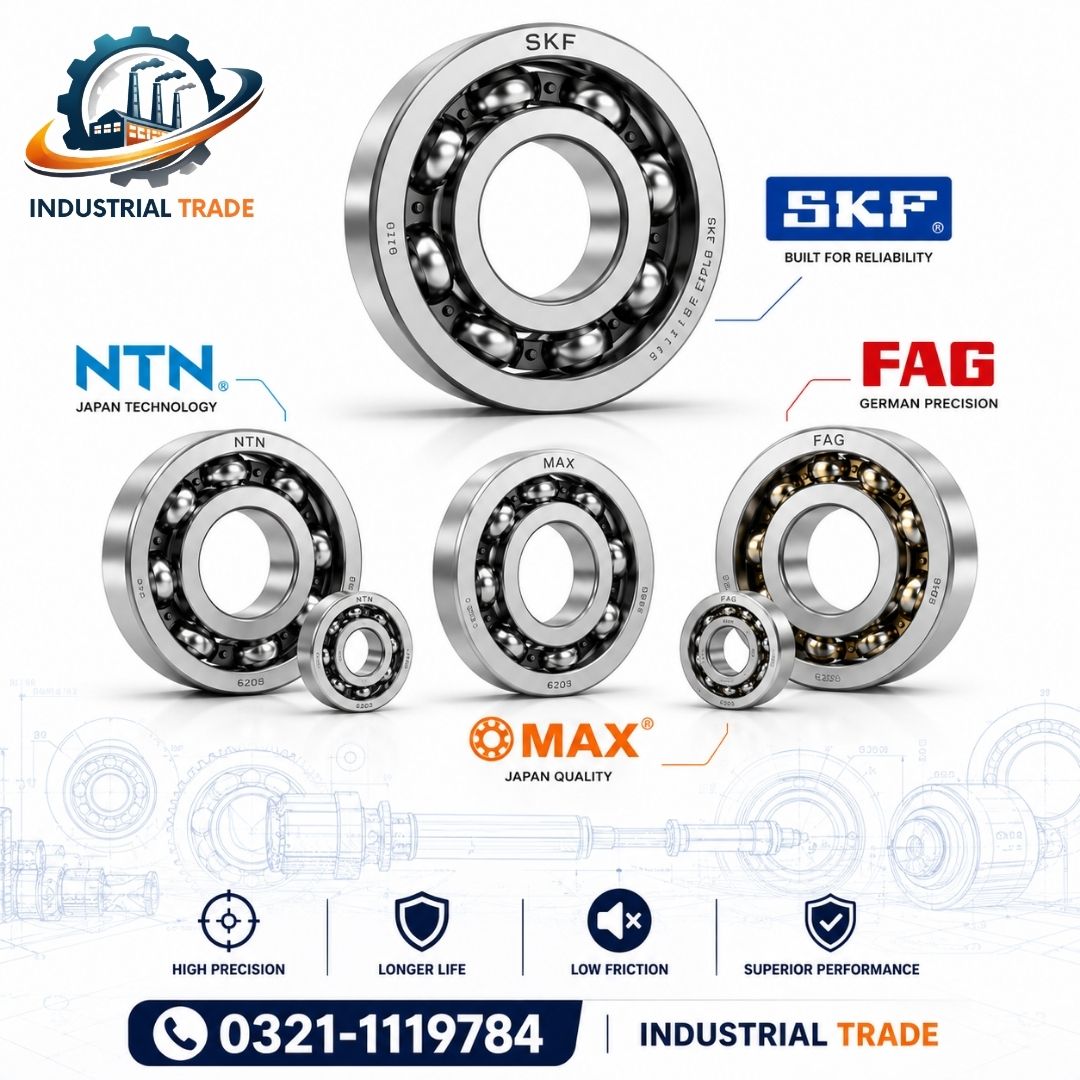 Ball Bearings Supplier in Pakistan | SKF, NTN, FAG & MAX Bearings