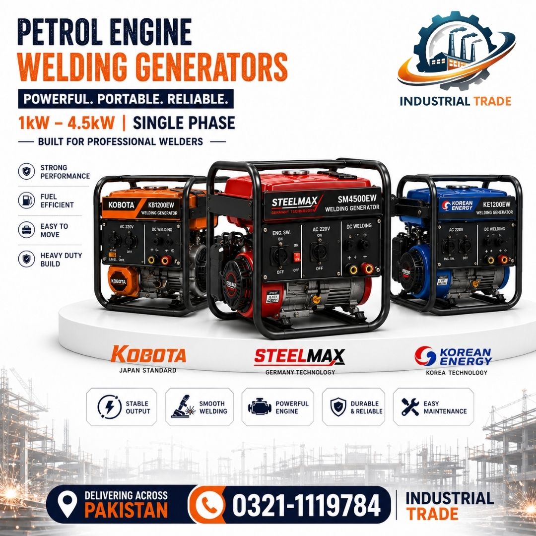 Welding Generator Price in Pakistan | Petrol Engine Welding Generators photo 1