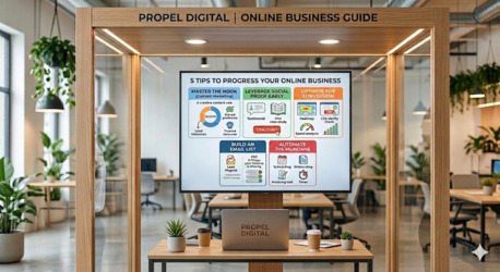 Here Are Five Tips From Propel Digital To Progress Your Online Business