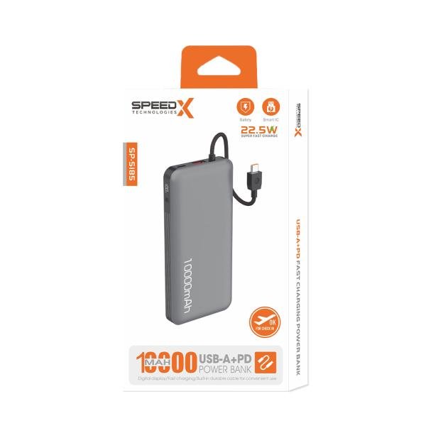 Speedx Sp-s185 22.5w 10000mah Super Fast Charging Power Bank photo 4