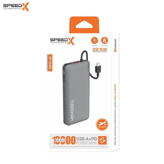 Speedx Sp-s185 22.5w 10000mah Super Fast Charging Power Bank photo 5