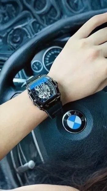 ⌚ Stylish Black Chronograph Watch for Men | Premium Look 🖤 photo 5