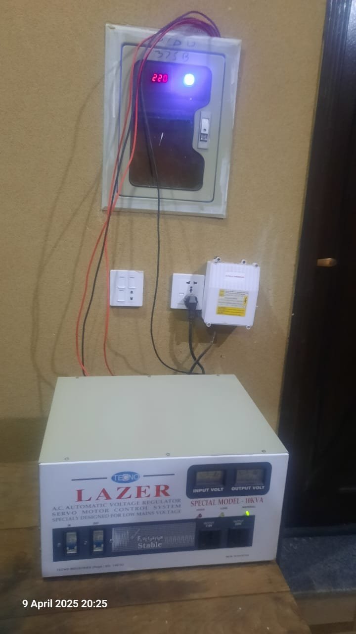 Servo Motor controlled  Automatic Voltage Stabilizer Copper winding photo 2
