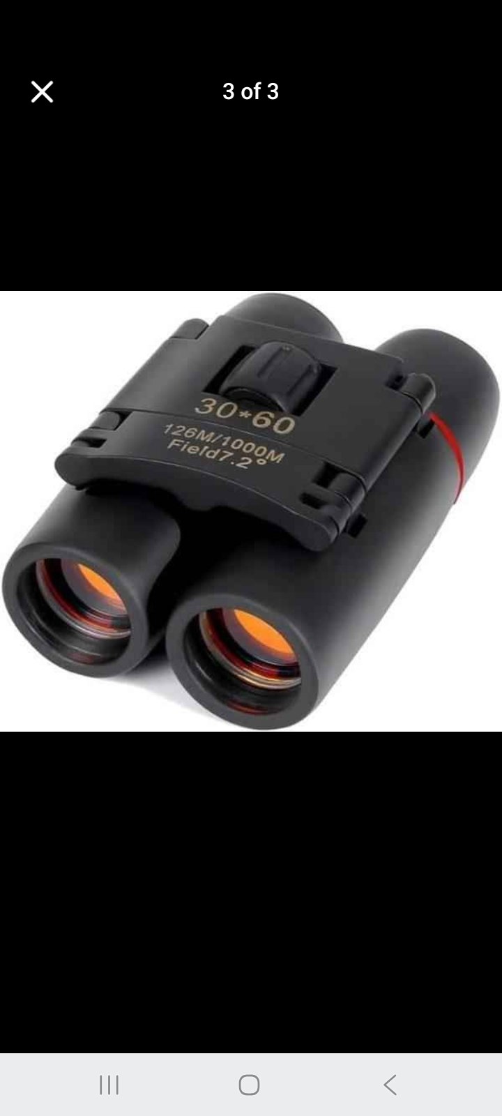 Compact Black ABS Binoculars for Travel & Outdoor Use photo 4