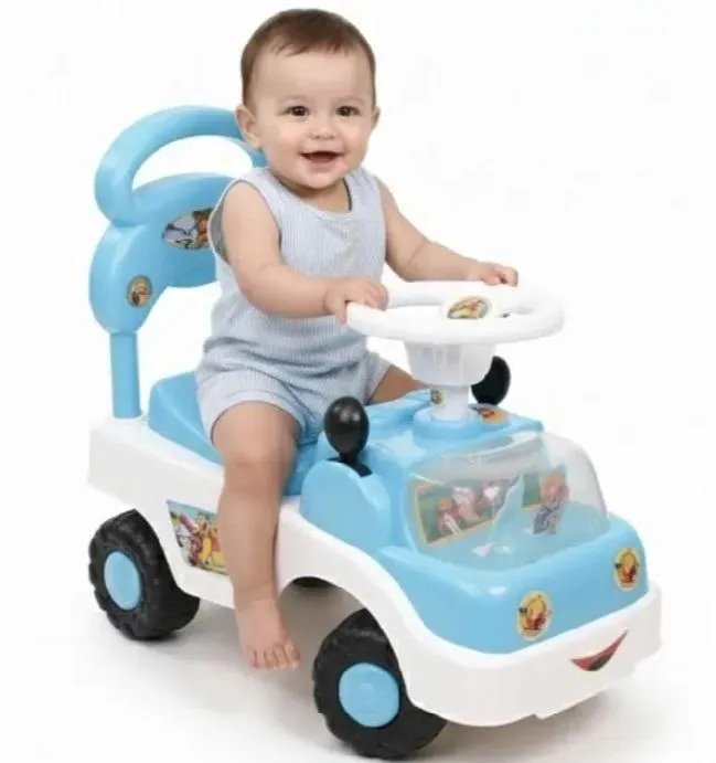 Pink Kids Riding Car with Music & Lights photo 1