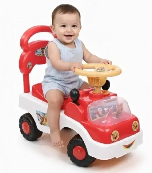 Pink Kids Riding Car with Music & Lights photo 2