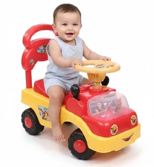 Pink Kids Riding Car with Music & Lights photo 3