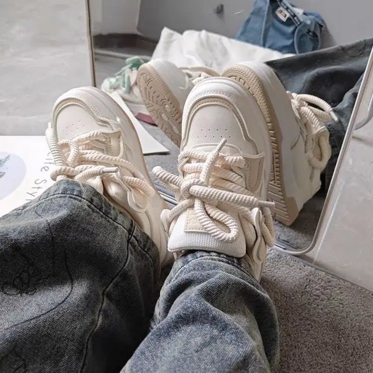 Women’s Mesh Sneakers – Black, Pink & White photo 3