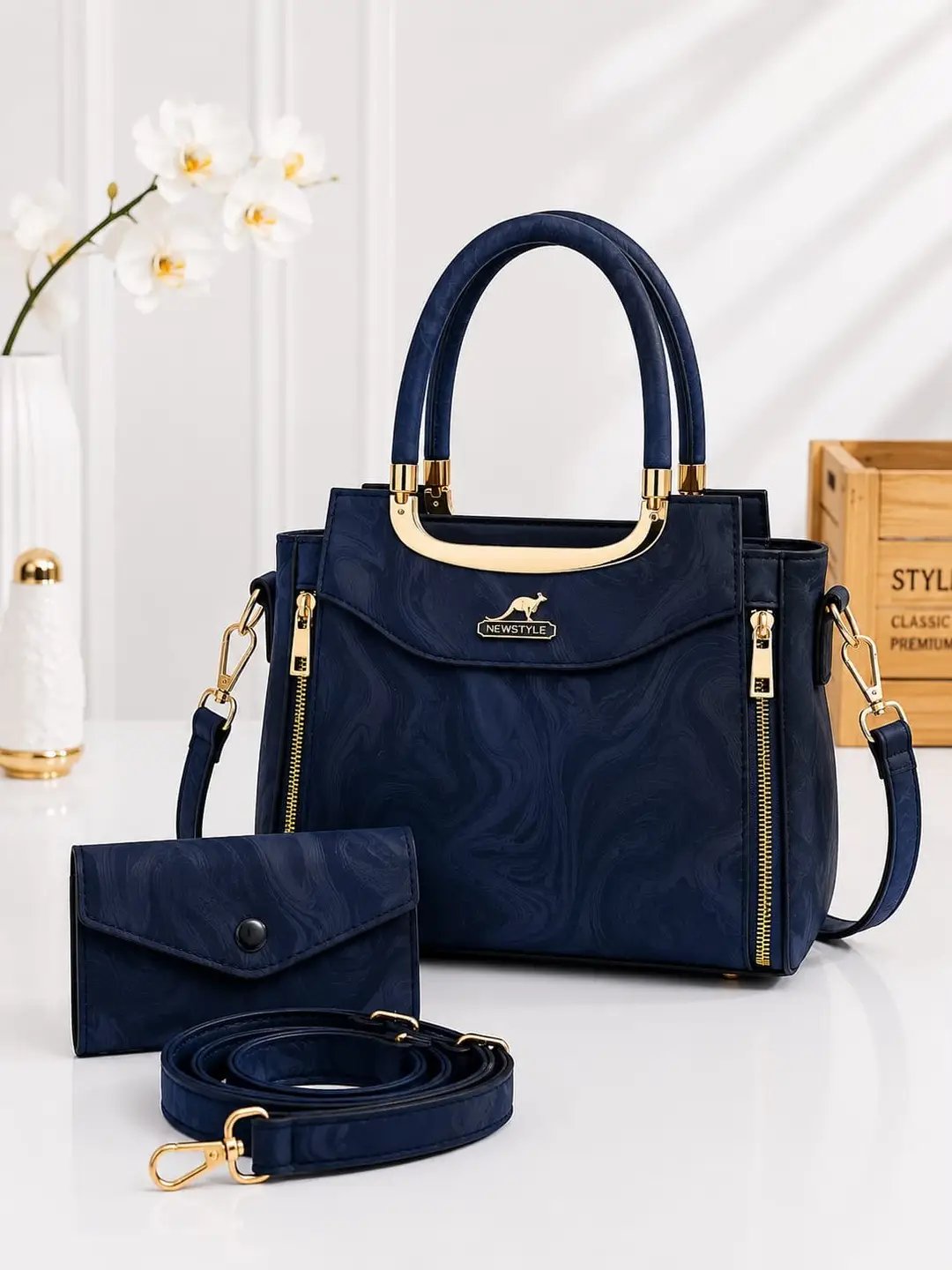 Pu leather bag photo 2