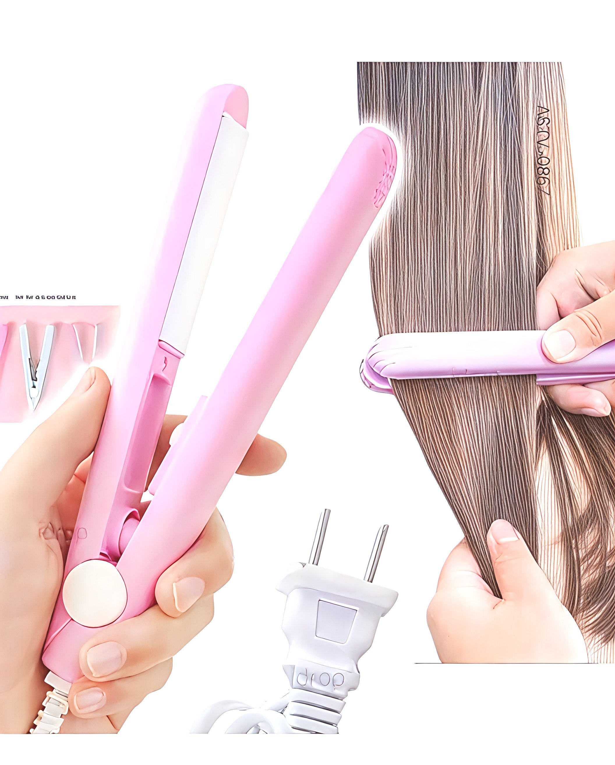 Emergency Touch-Up Styler! Mini Portable Hair Straightener photo 1