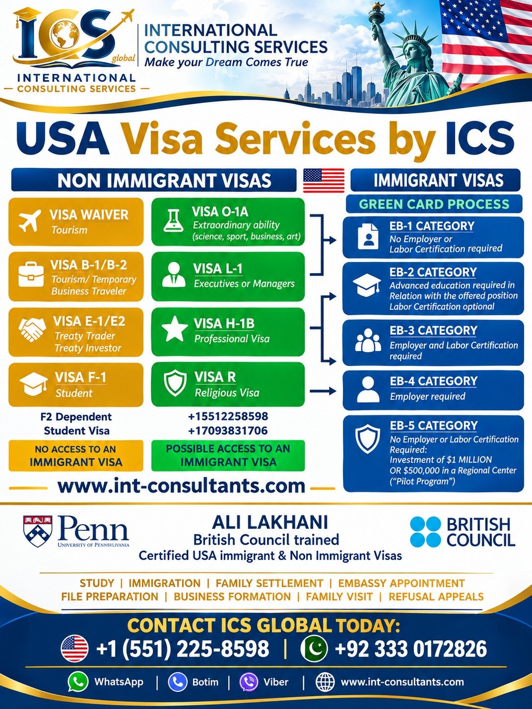 USA Visa & Immigration Services – ICS Global photo 1