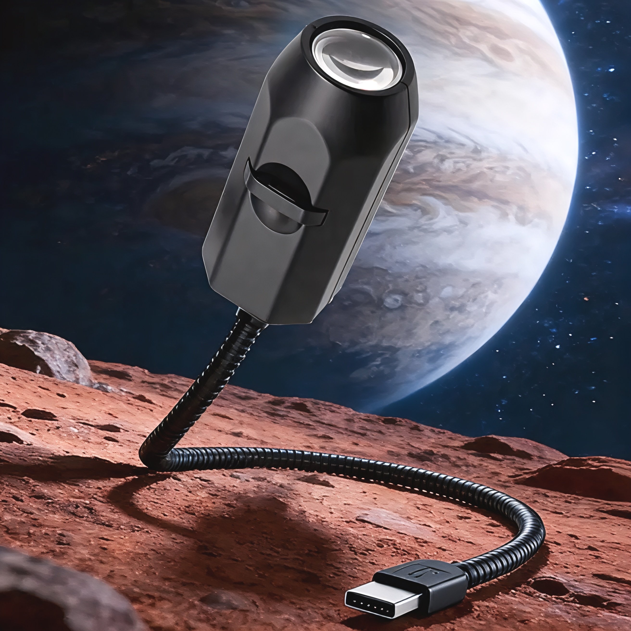 USB Moon & Earth Projection Atmos Light Lamp (Free Delivery) photo 2