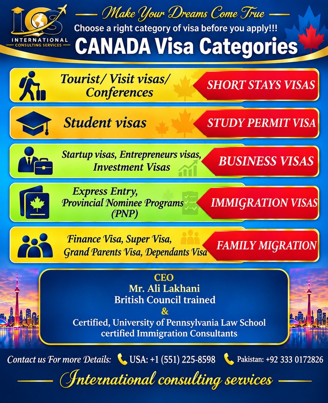 Canada Visa and Immigration Consultancy - ICS Global photo 1
