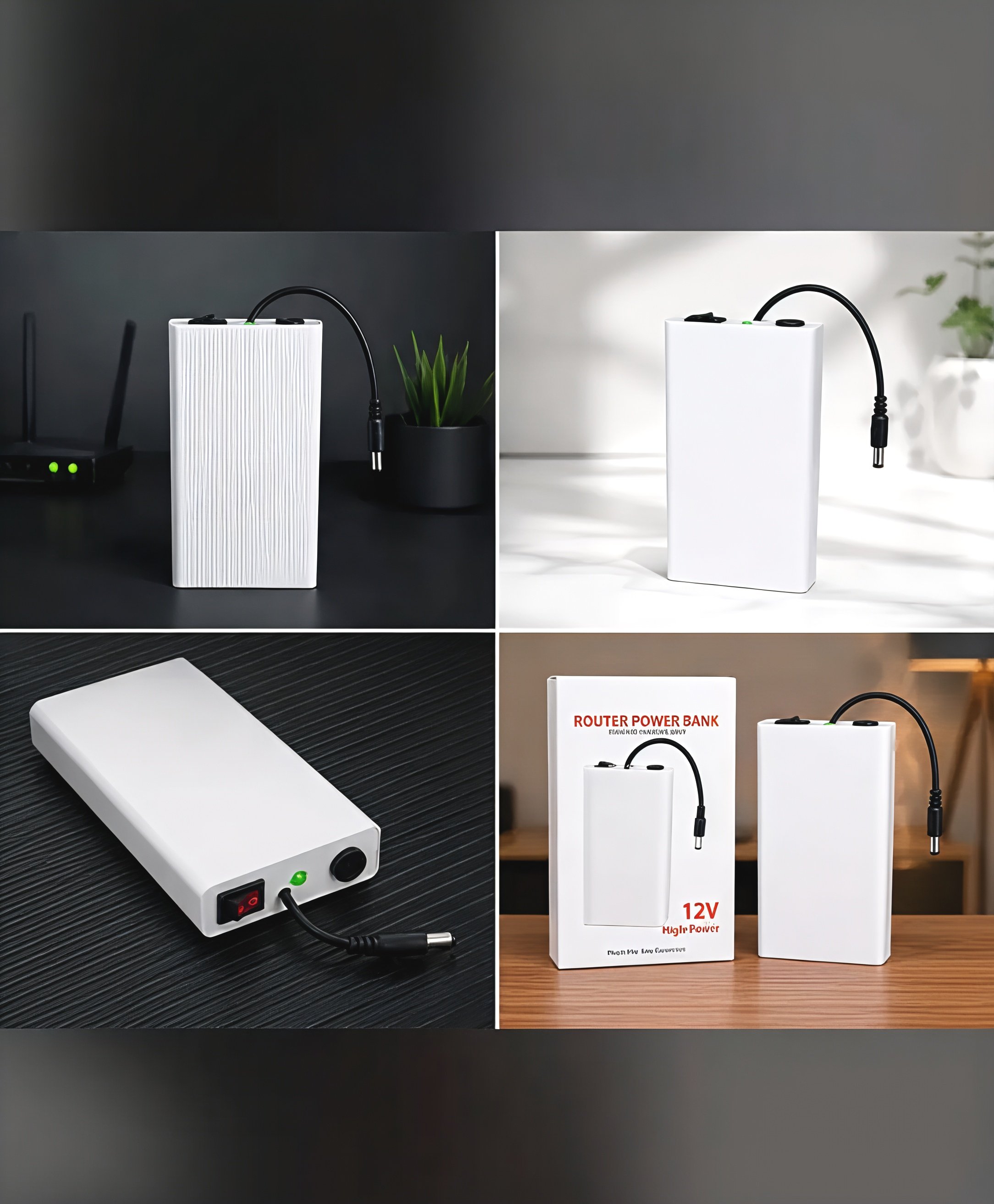 Xiaomi 12V Wifi Router Mini UPS - 4 to 6 Hours Battery Backup photo 2